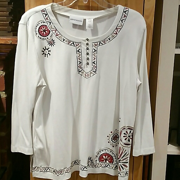 COPY - Misses sz L 3/4 tunic - Picture 1 of 4